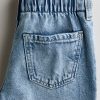 HMKD021  Daisy Wide Leg Paper-Bag Jeans Cotton 100%  2-8