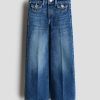 HMKD024  Wide-Leg Jeans  Cotton 78%, Polyester 21%, Spandex 1%  2-8