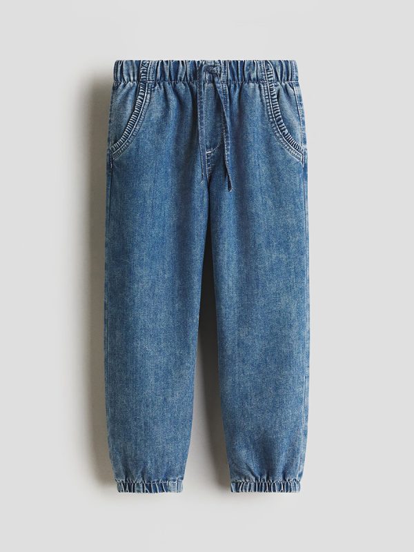 HMKD026  Denim Joggers  Cotton 78%, Polyester 22%  2-8