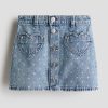 HMKD027  A-Line Denim Skirt  Cotton 100%  2-8