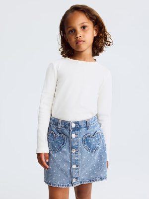 1789054391550993.jpg HMKD027 A-Line Denim Skirt Cotton 100% 2-8