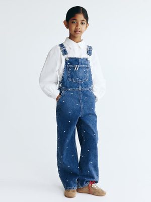 1789054959162067.jpg HMKD032 Patterned denim dungarees Cotton 100% 2-8