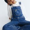 HMKD032  Patterned denim dungarees  Cotton 100%  2-8