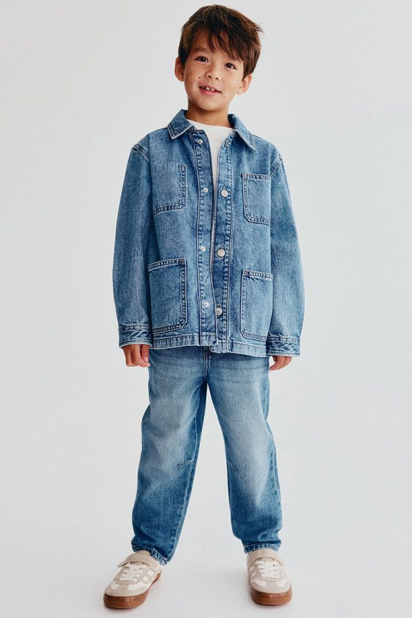 HMKD050  Cotton Denim Overshirt  Cotton 100%  2-8