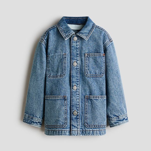 HMKD050  Cotton Denim Overshirt  Cotton 100%  2-8