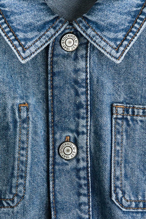 HMKD050  Cotton Denim Overshirt  Cotton 100%  2-8
