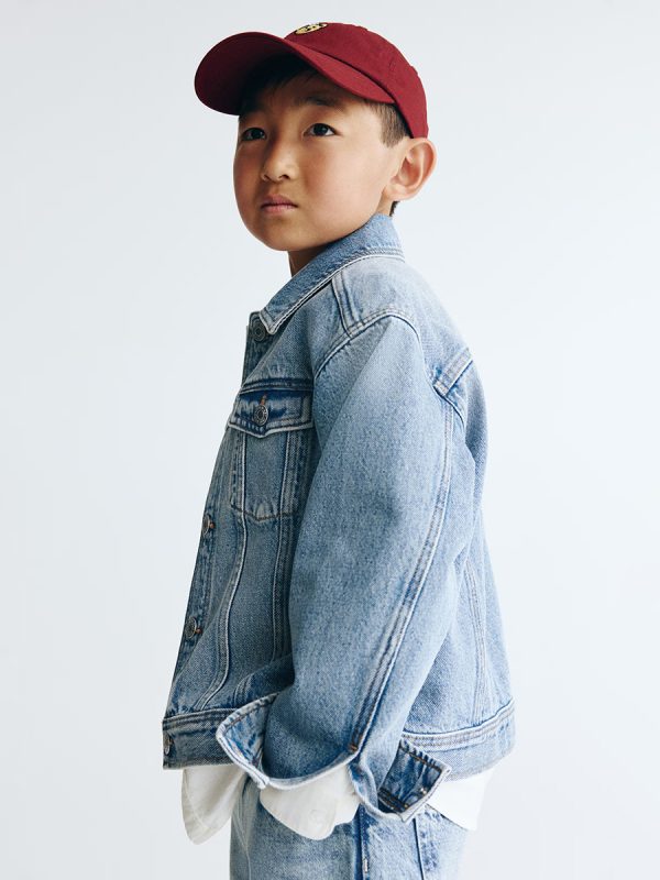 MKD048  Denim Jacket  100% Cotton 2-8