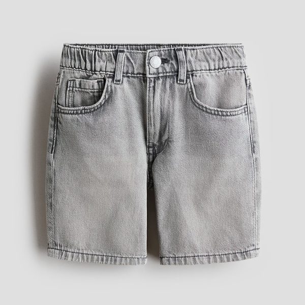 1789068467241865.jpg HMKD029 Loose-Fit Denim Shorts 100% Cotton 2-8