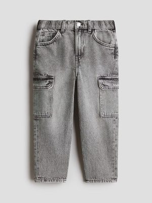 HMKD014  Relaxed Tapered Fit Jeans  Cotton 100%