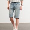 1789957751191004.jpg D501 Men's 10.8 OZ Slim Straight Fit Denim Bermuda Shorts Jorts