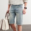 1789957768258250.jpg D501 Men's 10.8 OZ Slim Straight Fit Denim Bermuda Shorts Jorts