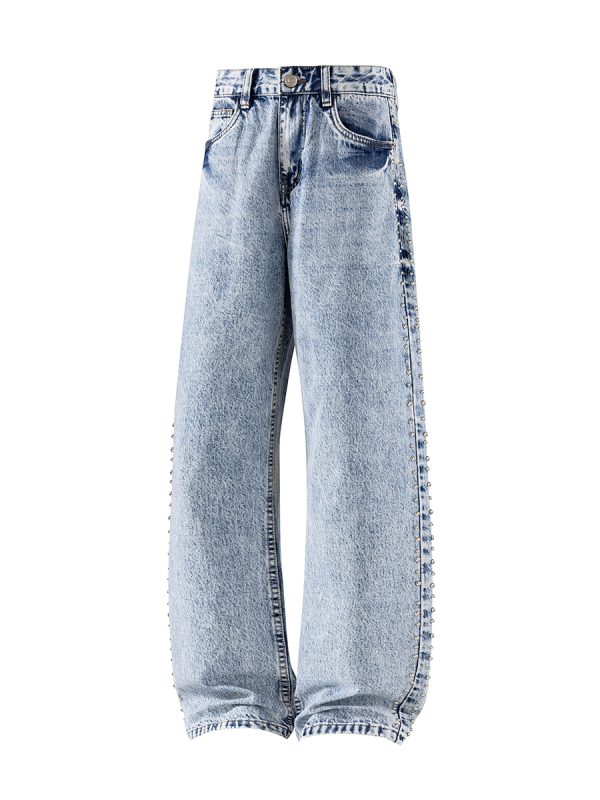 1790101962999307.jpg 19911 Men's 13 OZ Relaxed Straight Acid Snow Wash Beaded Jeans