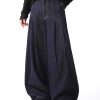 1790131486868799.jpg 3066 Men's 10.8 OZ Baggy Raw Dark Indigo Denim Pleated Balloon Jeans