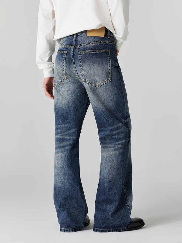 1790222536289228.jpg DL3111 Men's 12.2 OZ Vintage Faded Wash Bootcut Jeans
