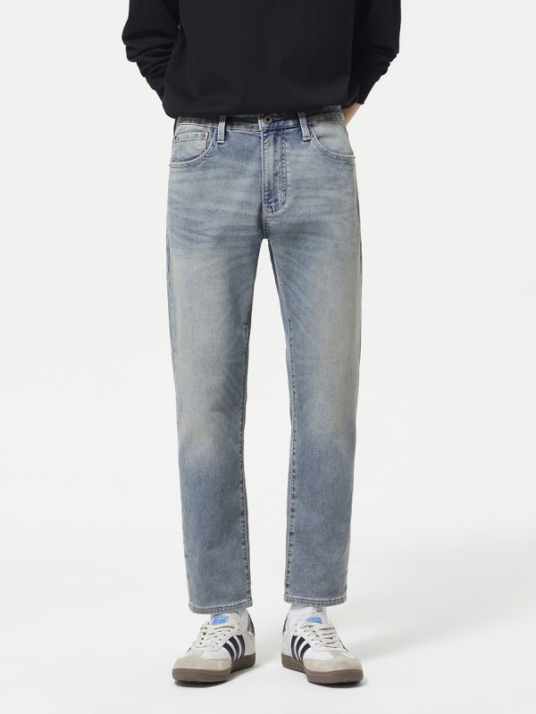 5001  Men's 10.8 OZ Stretch Slim Straight 9/10 Ankle Length Jeans