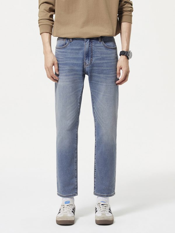 5003  Men's 10.8 OZ Stretch Slim Straight Ankle Length Jeans