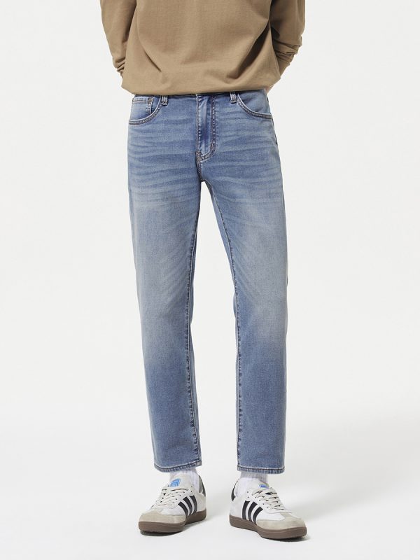 5003  Men's 10.8 OZ Stretch Slim Straight Ankle Length Jeans