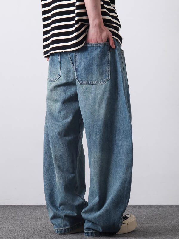 1790969450828660.jpg PL2268 Men's 12.8 OZ Vintage Light Wash Baggy Balloon Jeans