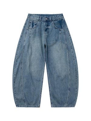 1790969476808236.jpg PL2268 Men's 12.8 OZ Vintage Light Wash Baggy Balloon Jeans
