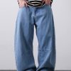 PL2279  Men's 12.8 OZ Vintage Light Stone Wash Baggy Balloon Jeans