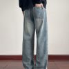 LL693R1  Men's 11 OZ Elastic Waist Winter Fox Fleece Lined Jeans