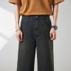 1791788214358412.jpg 721 Men's Dyed Back‑half Elastic Waistband 8/10 Length Cropped Jeans
