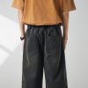 1791788218573221.jpg 721 Men's Dyed Back‑half Elastic Waistband 8/10 Length Cropped Jeans