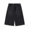 1791788238571771.jpg 721 Men's Dyed Back‑half Elastic Waistband 8/10 Length Cropped Jeans